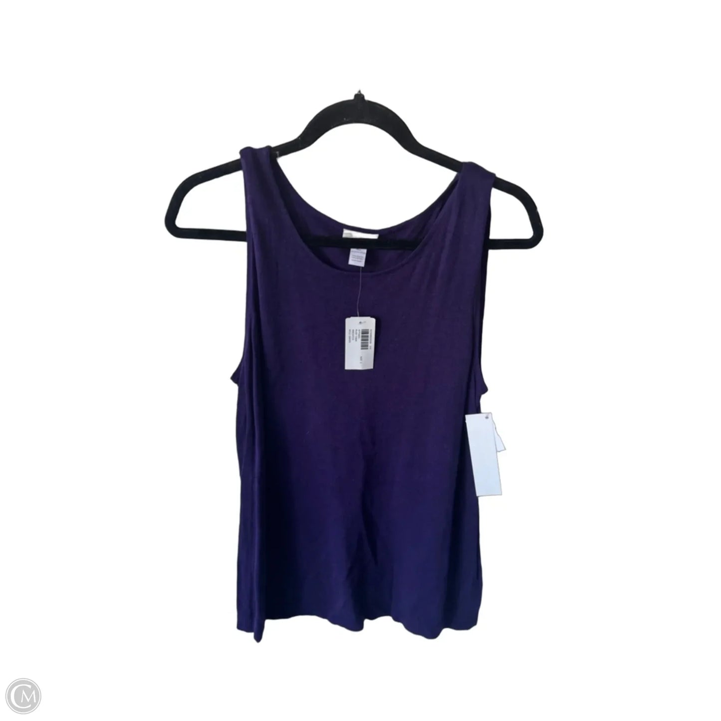 Vest Sweater By Chicos In Purple, Size: L