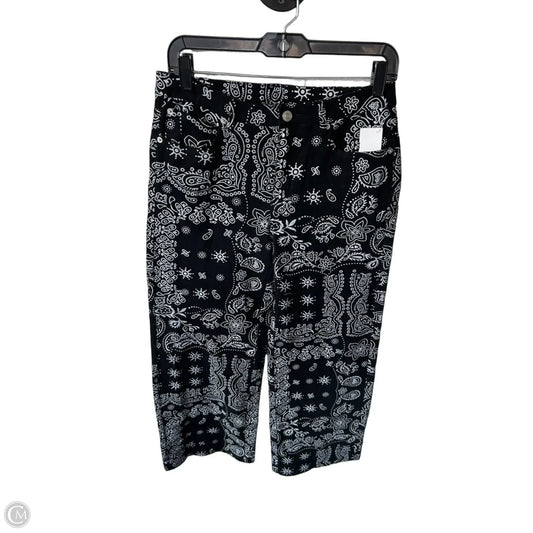 Jeans Wide Leg By Cme In Black & White, Size: 4