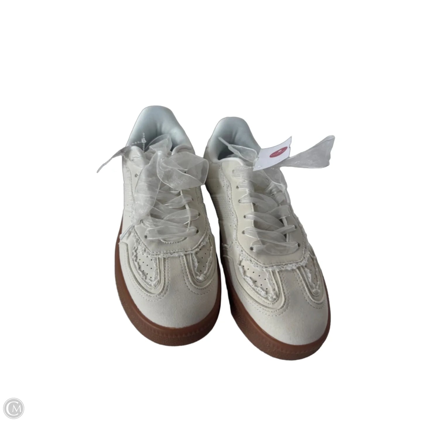 Shoes Sneakers Platform By Clothes Mentor In Cream, Size: 8