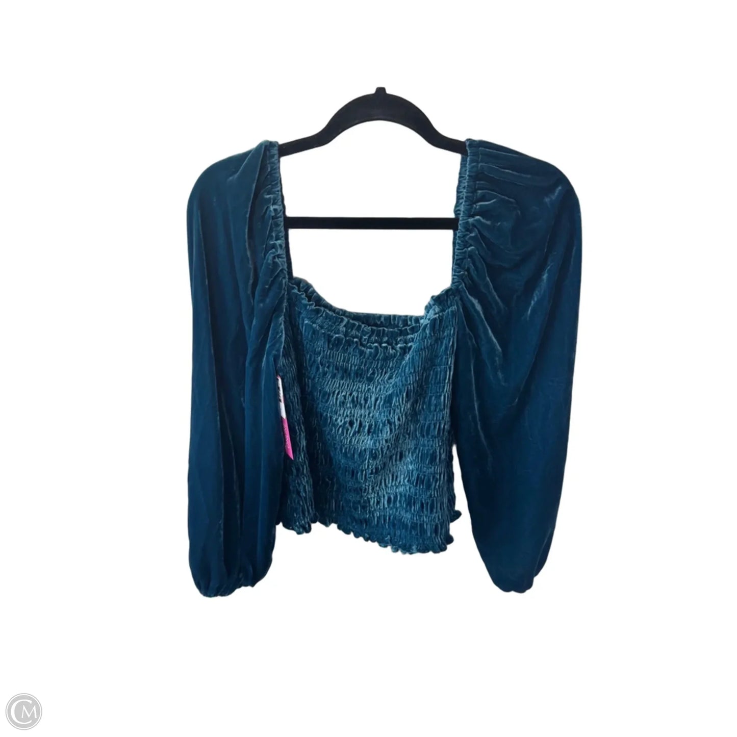 Blouse Long Sleeve By Anthropologie In Blue, Size: Xl