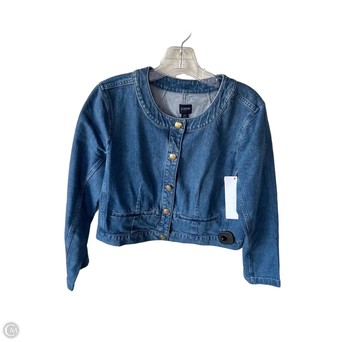 Jacket Denim By J. Crew In Blue Denim, Size: M