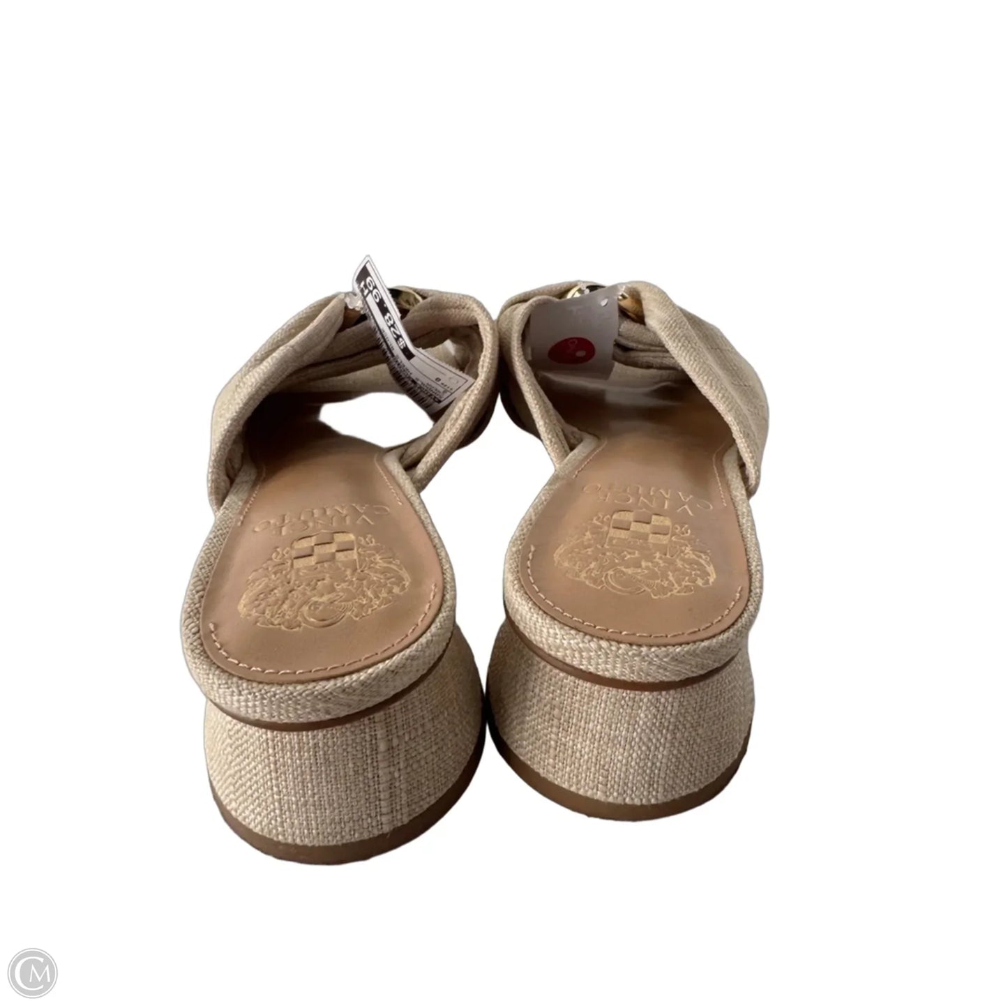 Sandals Heels Block By Vince Camuto In Cream, Size: 8