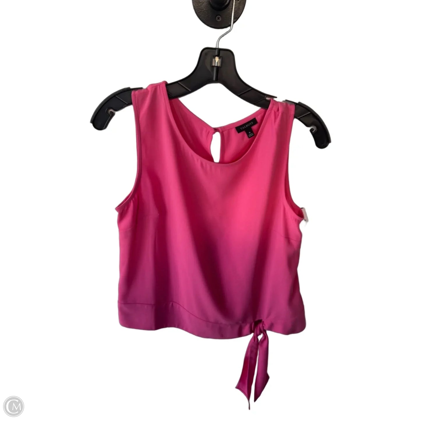 Blouse Sleeveless By Talbots In Pink, Size: S