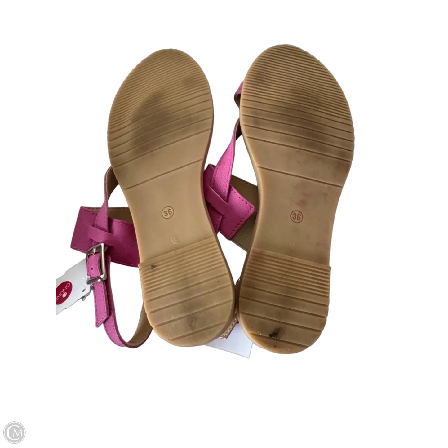 Sandals Flats By Cmc In Pink, Size: 5.5