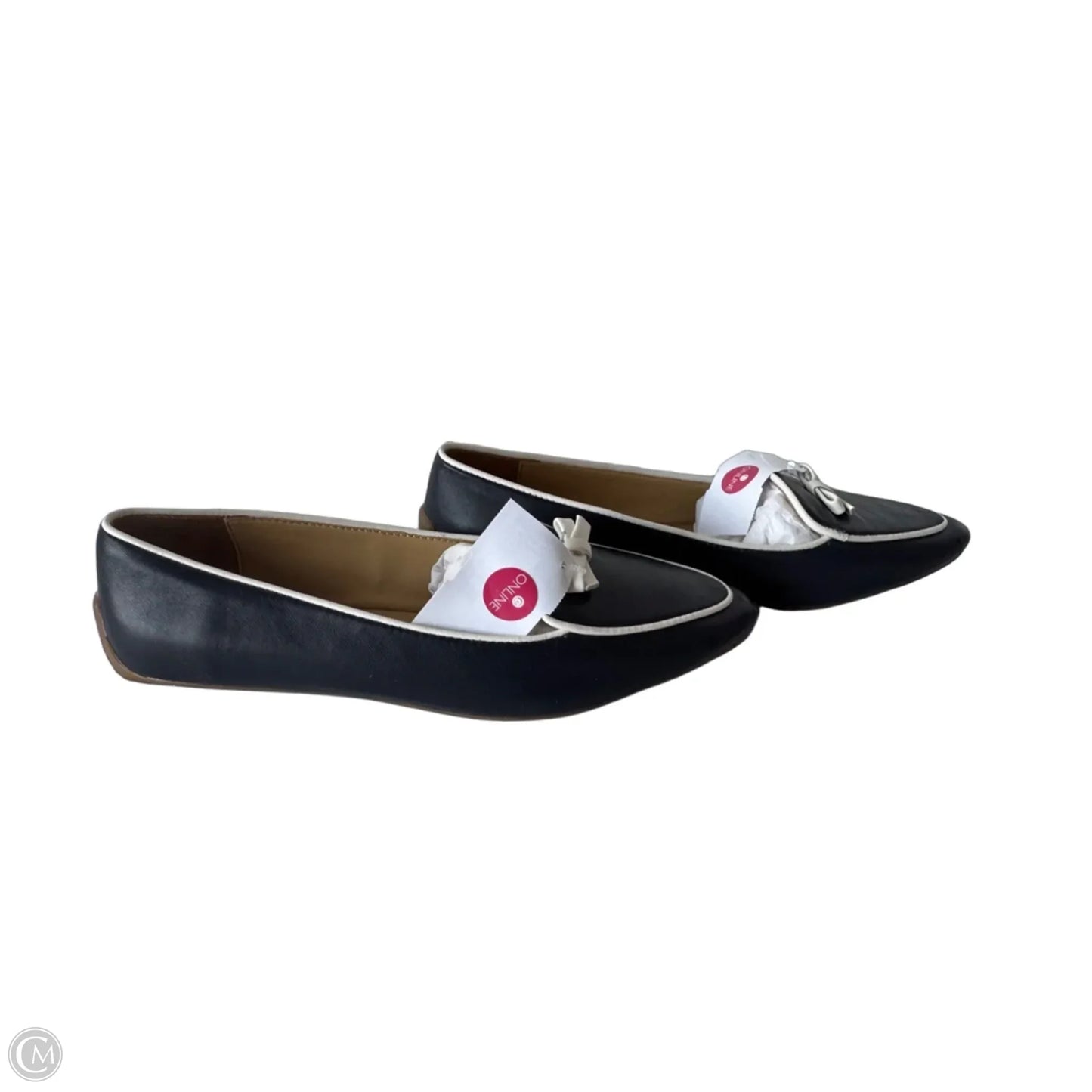 Shoes Flats By Talbots In Blue & White, Size: 5