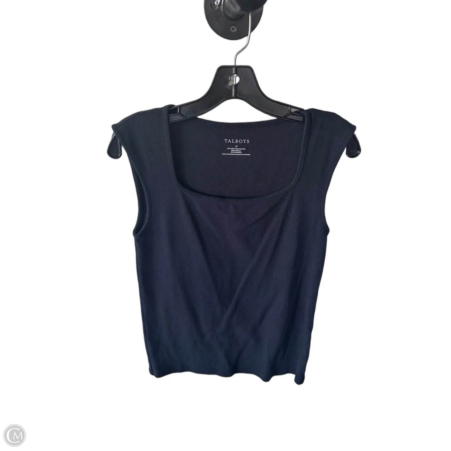 Top Sleeveless By Talbots In Navy, Size: M