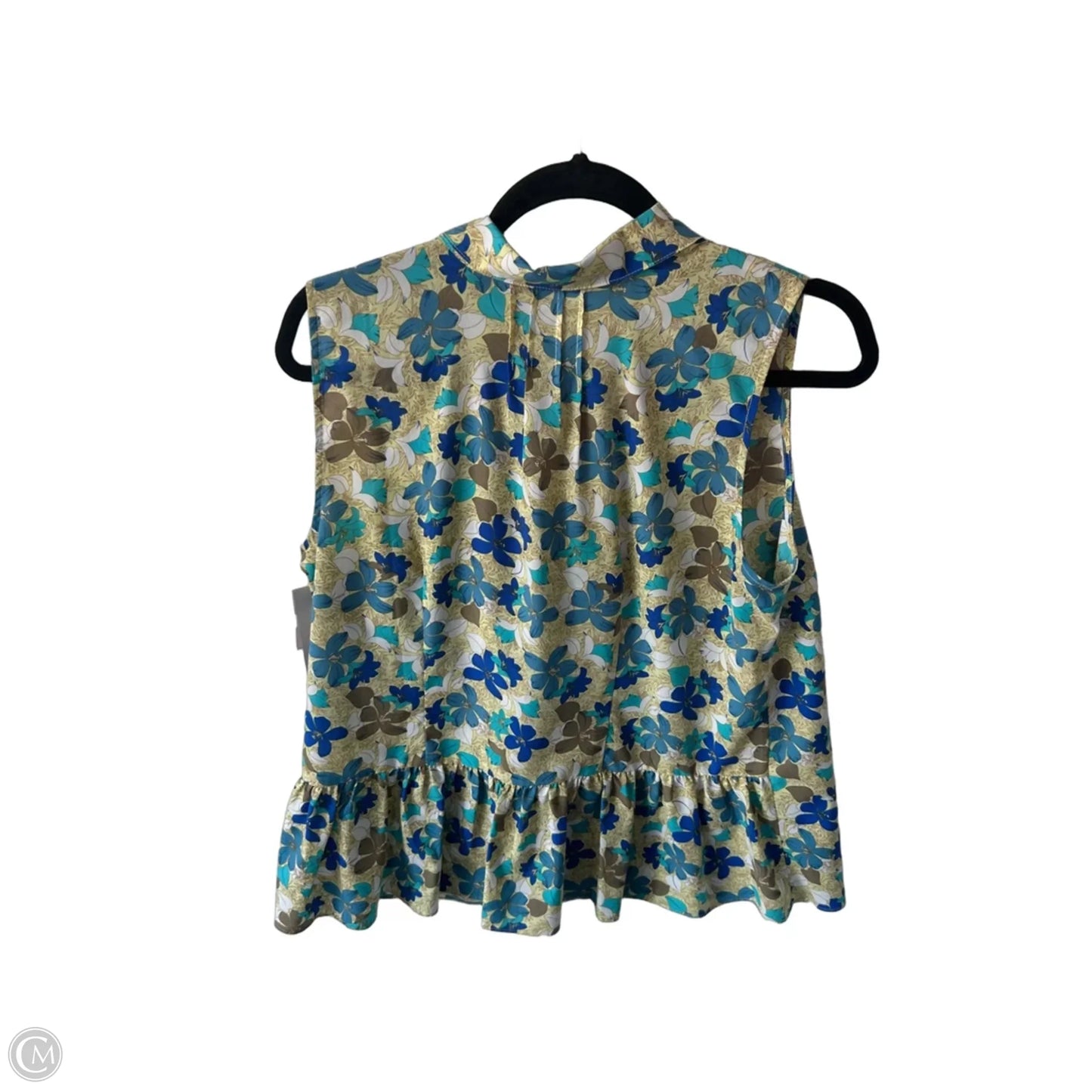 Blouse Sleeveless By Cabi In Yellow, Size: M