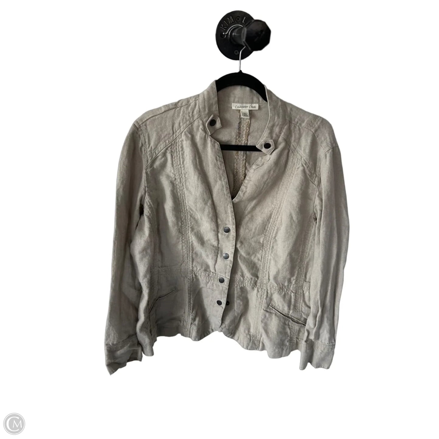 Blazer By Coldwater Creek In Tan, Size: 1x