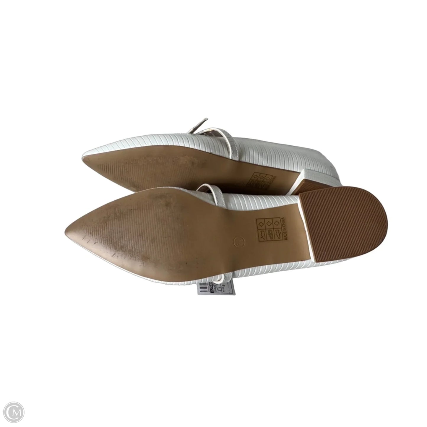 Shoes Flats By Journee In White, Size: 8.5