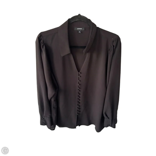 Blouse Long Sleeve By Alfani In Black, Size: 2x