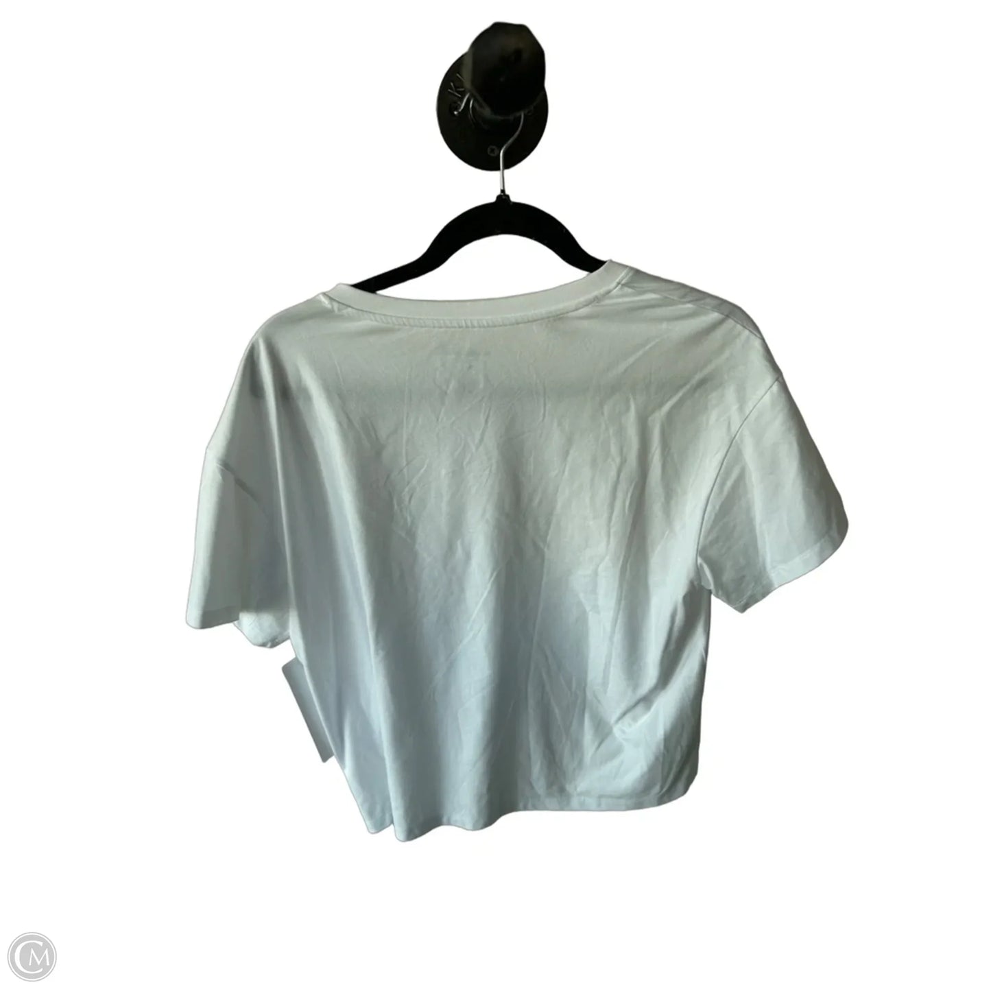 Top Short Sleeve Basic By Clothes Mentor In White, Size: M
