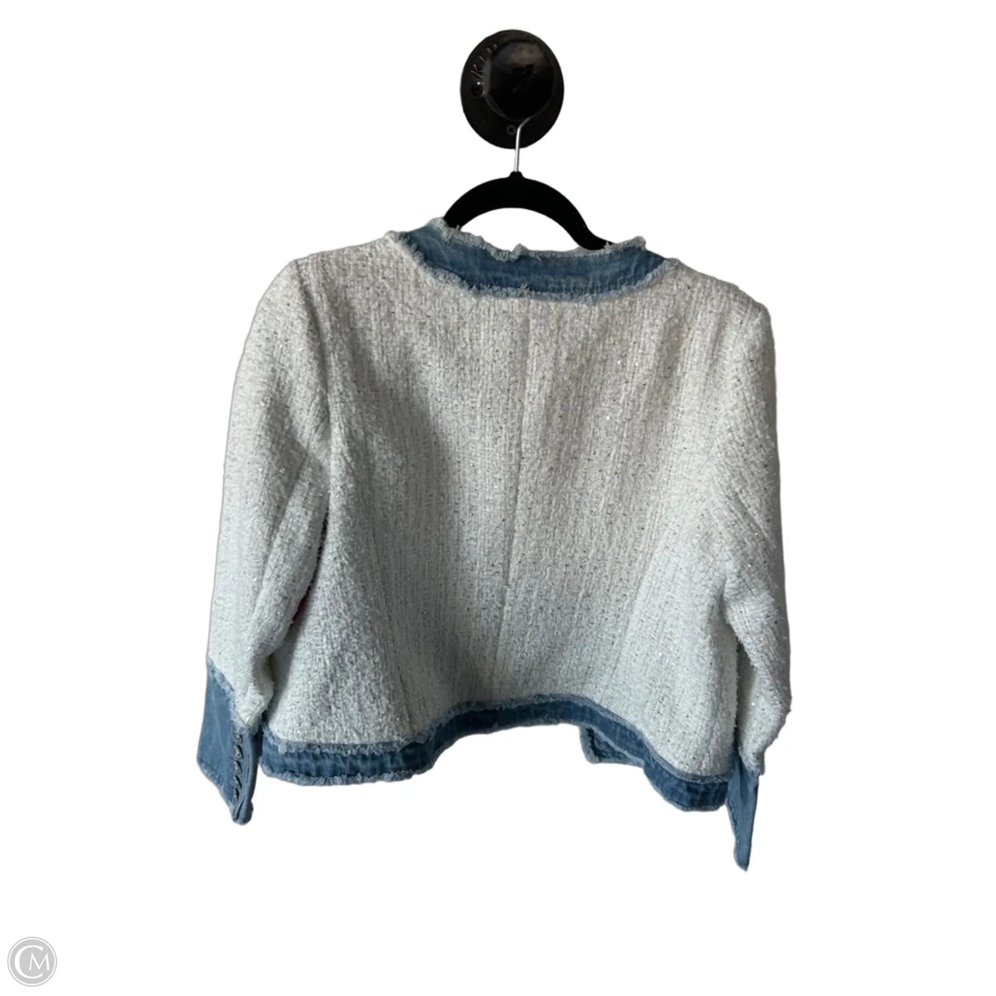 Blazer By Nanette By Nanette Lepore In Blue & White, Size: M