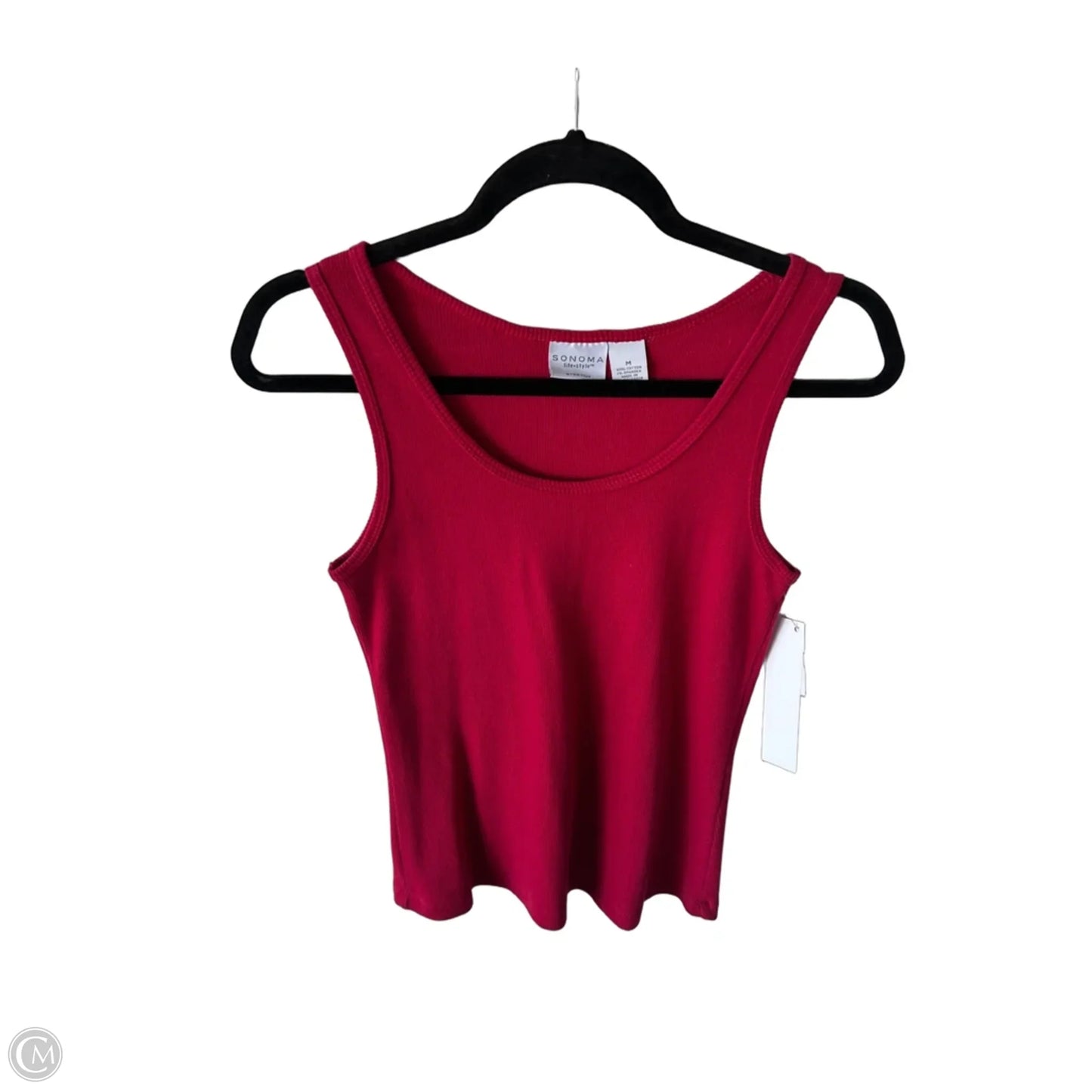 Tank Top By Sonoma In Red, Size: M