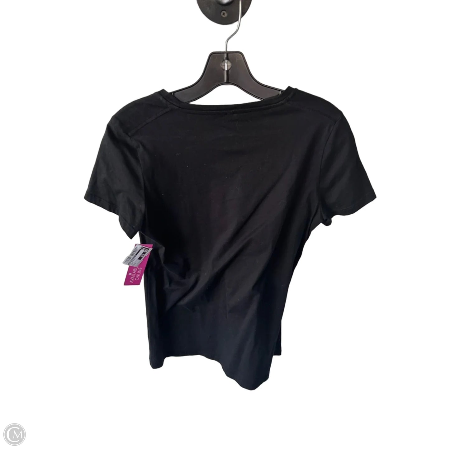 Top Short Sleeve Basic By Banana Republic In Black, Size: S