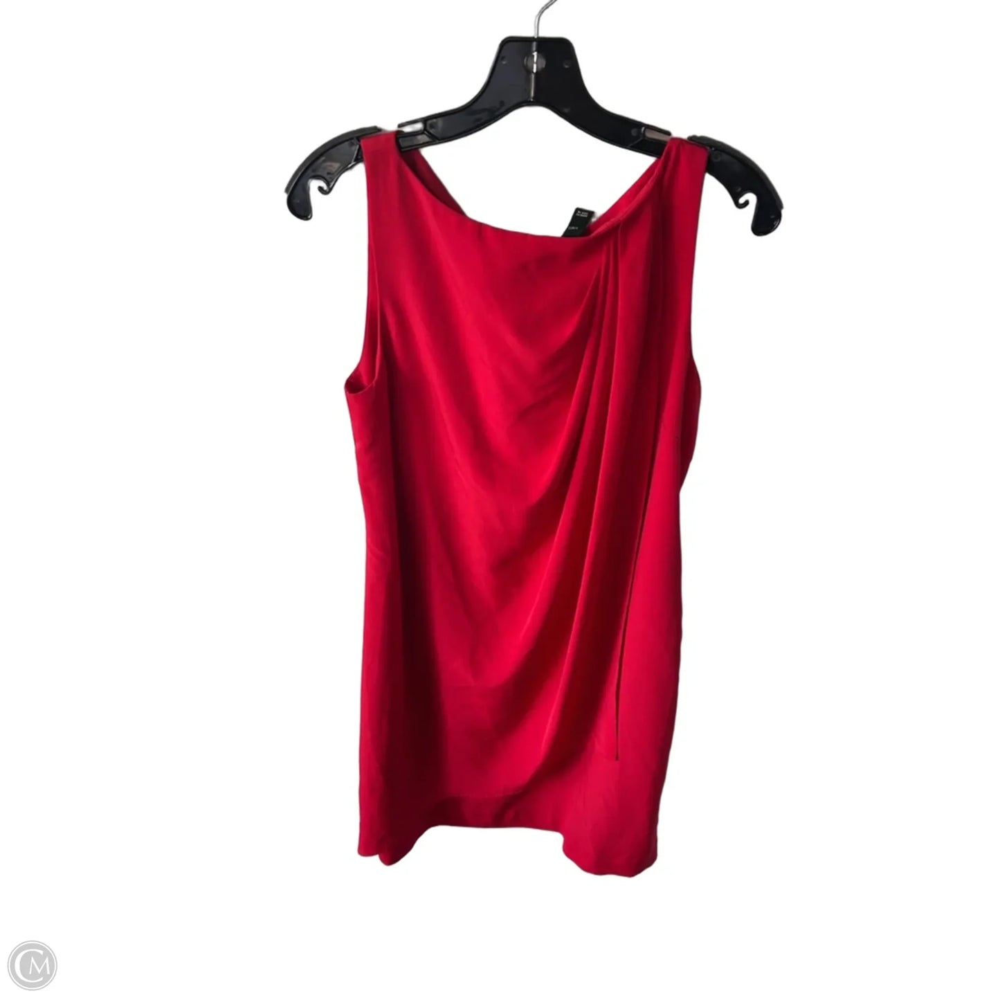 Dress Party Midi By Lauren By Ralph Lauren In Red, Size: M
