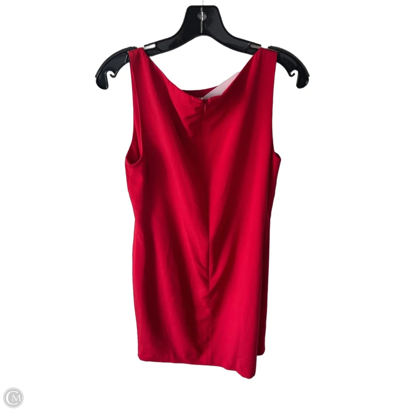 Dress Party Midi By Lauren By Ralph Lauren In Red, Size: M