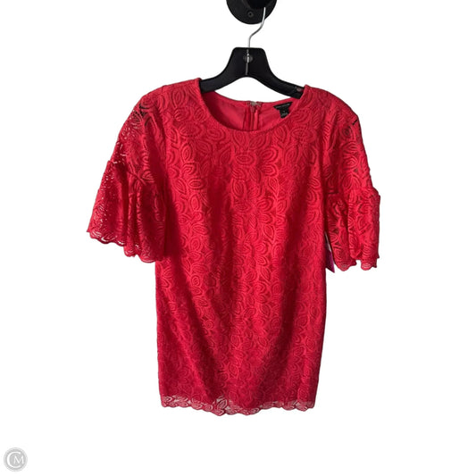 Dress Party Short By Ann Taylor In Coral, Size: M