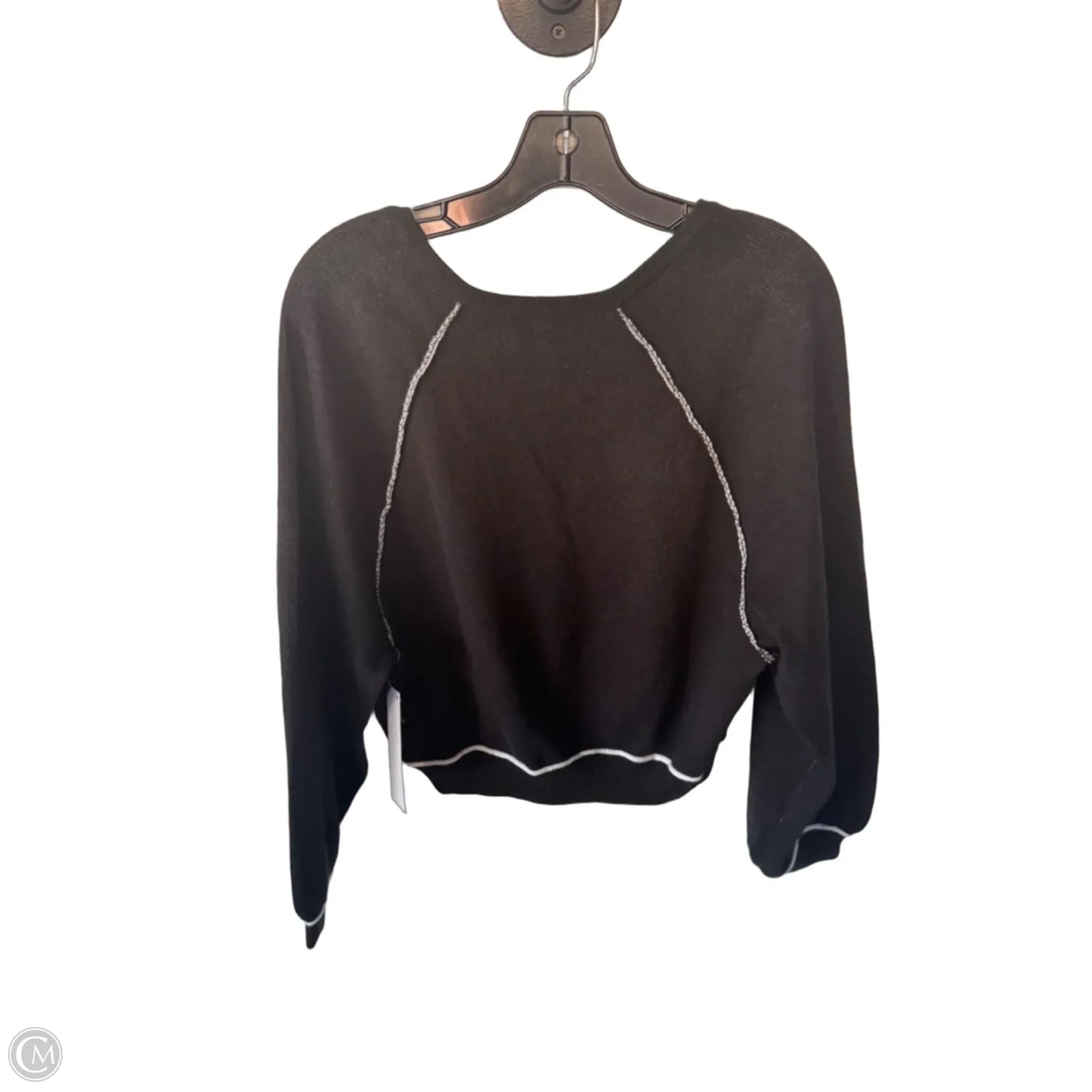 Sweater By Cme In Black & White, Size: M