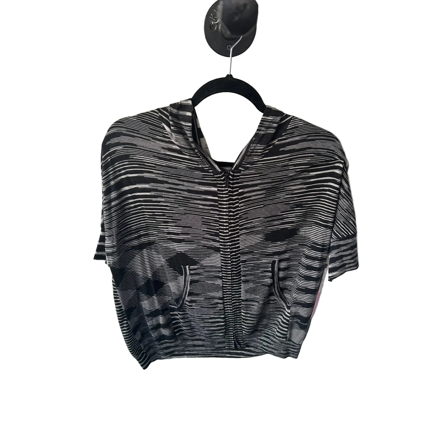 Sweater Short Sleeve By Bcbgmaxazria In Black & Tan, Size: S