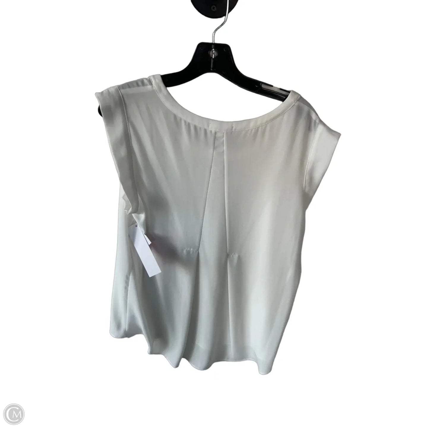 Blouse Sleeveless By Pleione In White, Size: L