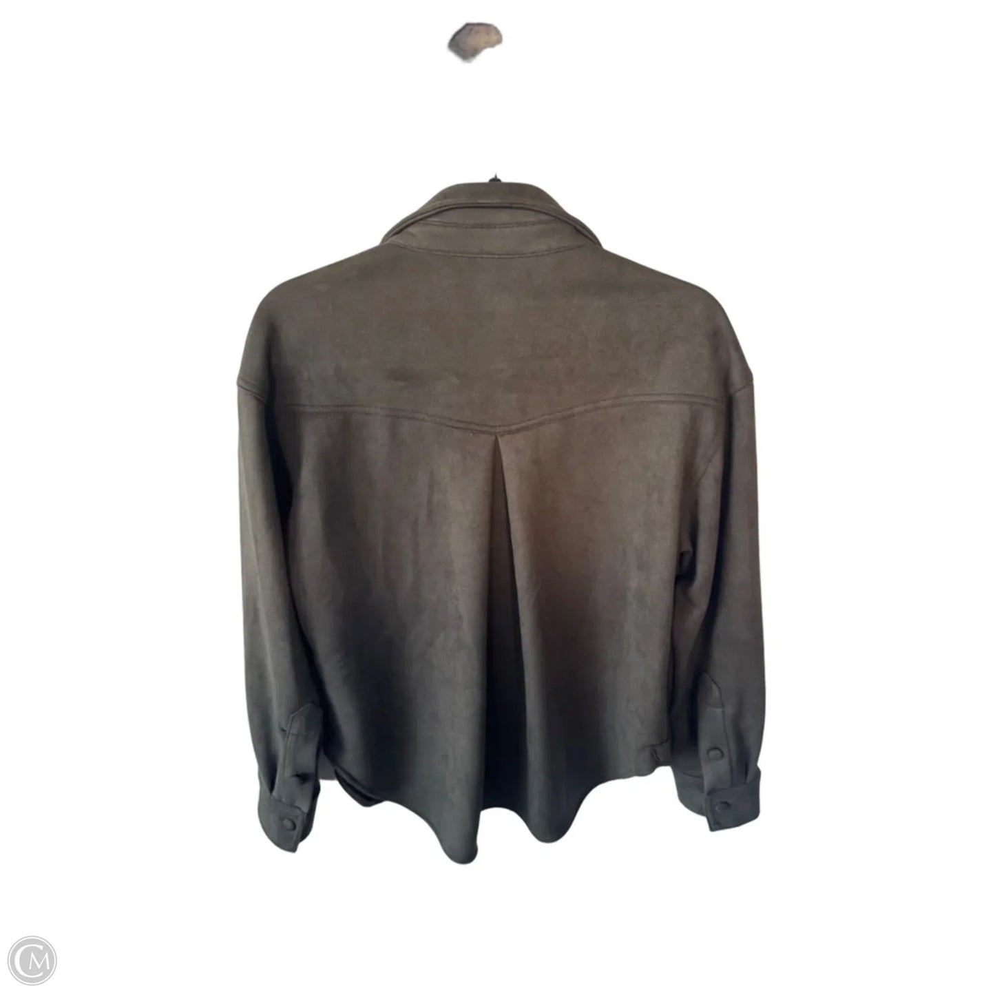 Jacket Shirt By Velvet Heart In Green, Size: S