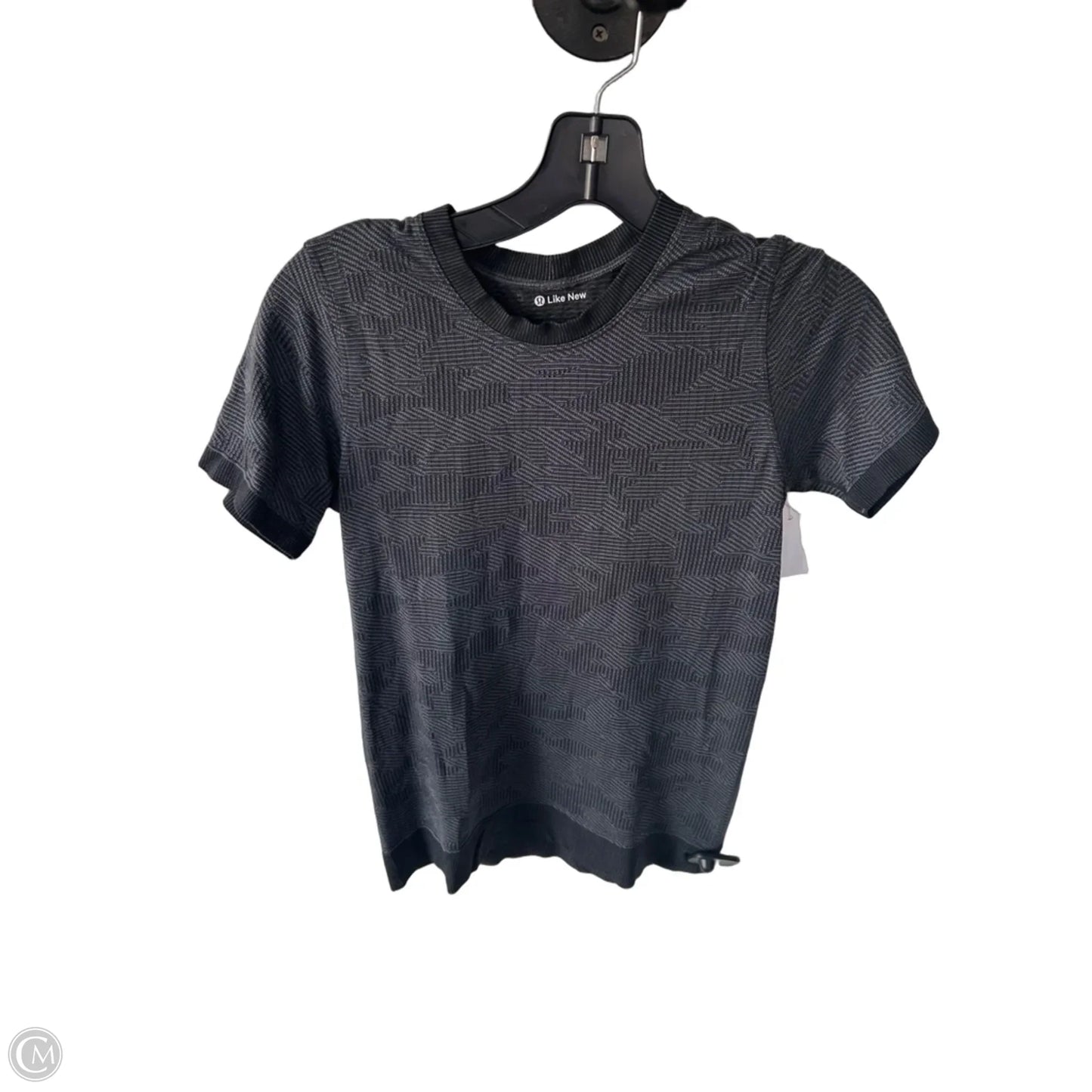 Athletic Tank Top By Lululemon In Black & Grey, Size: Xs