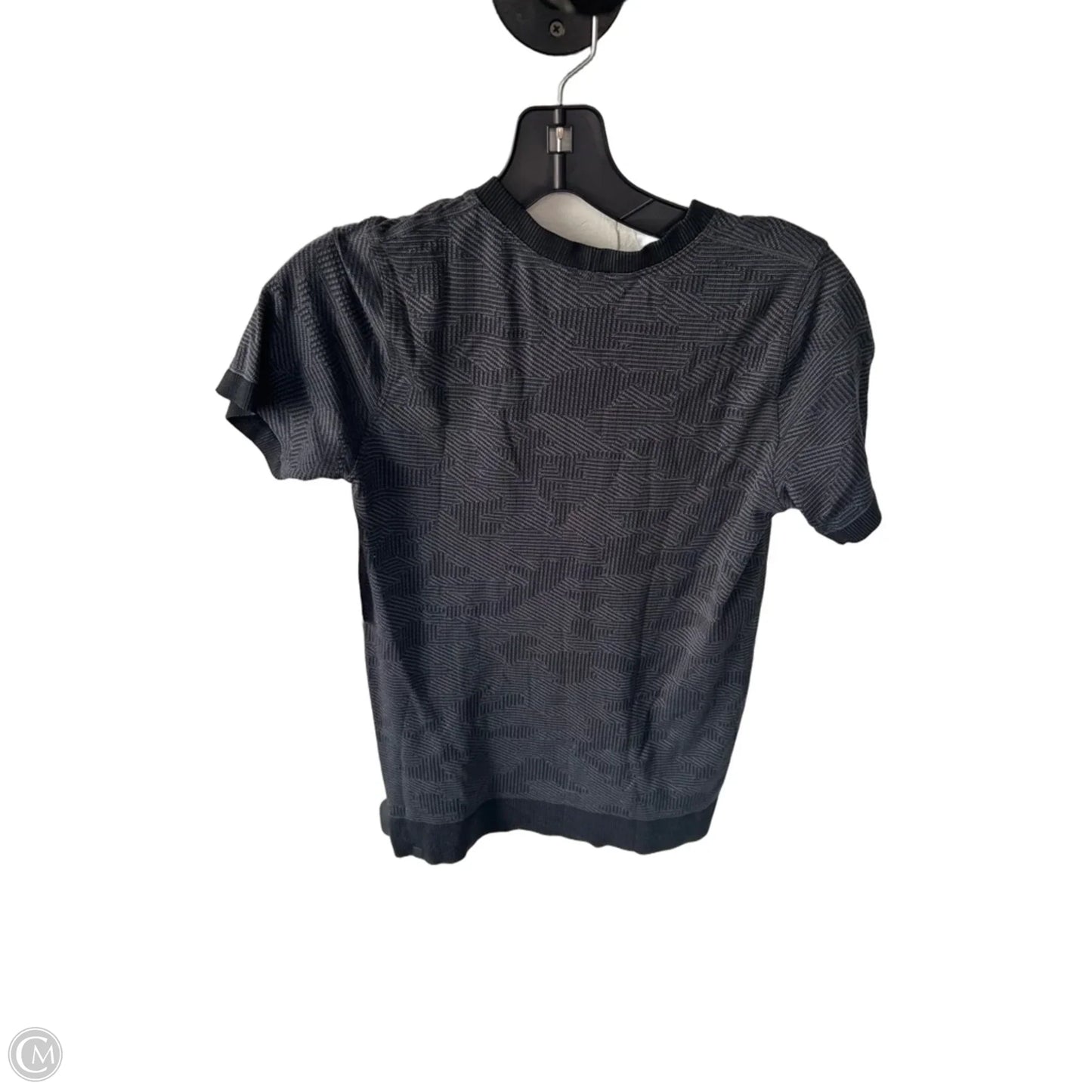 Athletic Tank Top By Lululemon In Black & Grey, Size: Xs