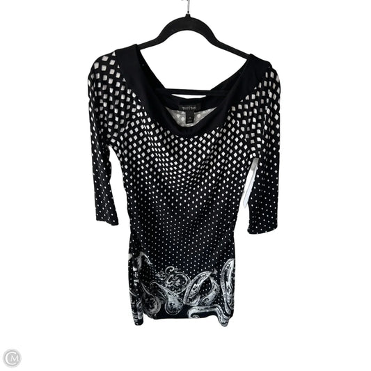 Dress Work By White House Black Market In Black & White, Size: M
