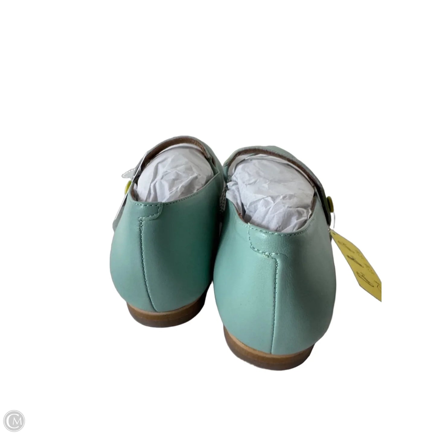 Shoes Flats By Fly London In Green & Yellow, Size: 7.5