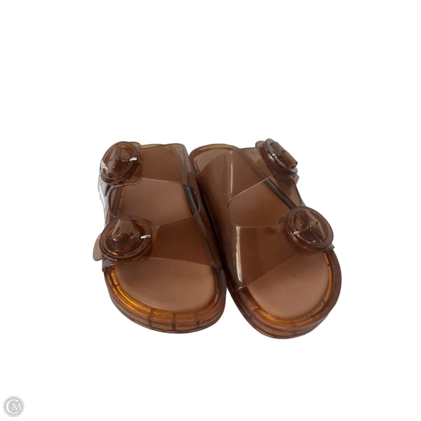 Sandals Flats By Shade & Shore In Brown, Size: 7