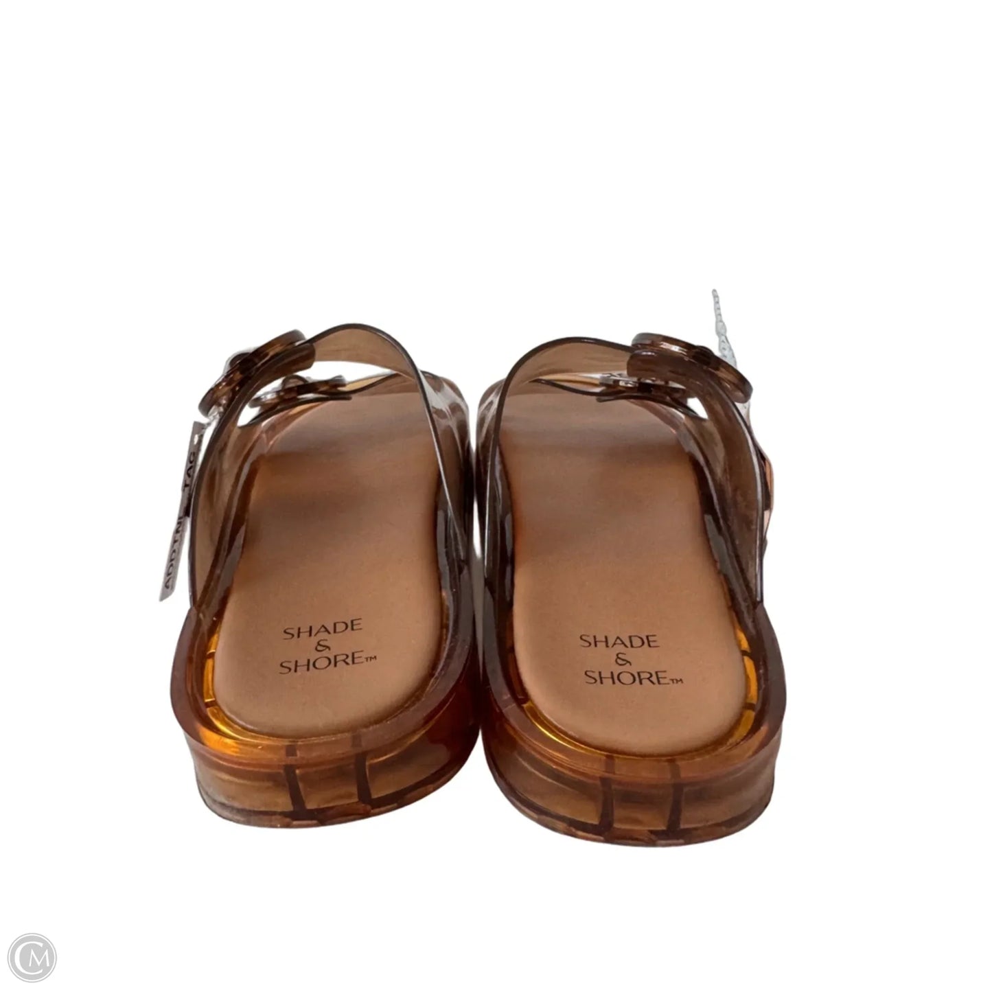 Sandals Flats By Shade & Shore In Brown, Size: 7