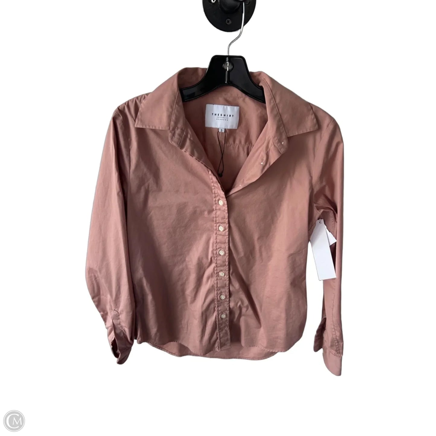 Blouse Long Sleeve By Cmb In Pink, Size: S