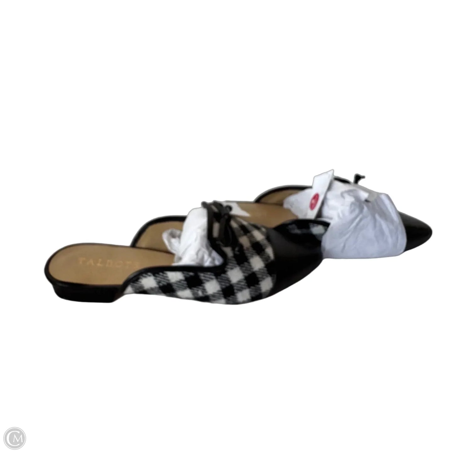 Shoes Flats By Talbots In Black & White, Size: 5
