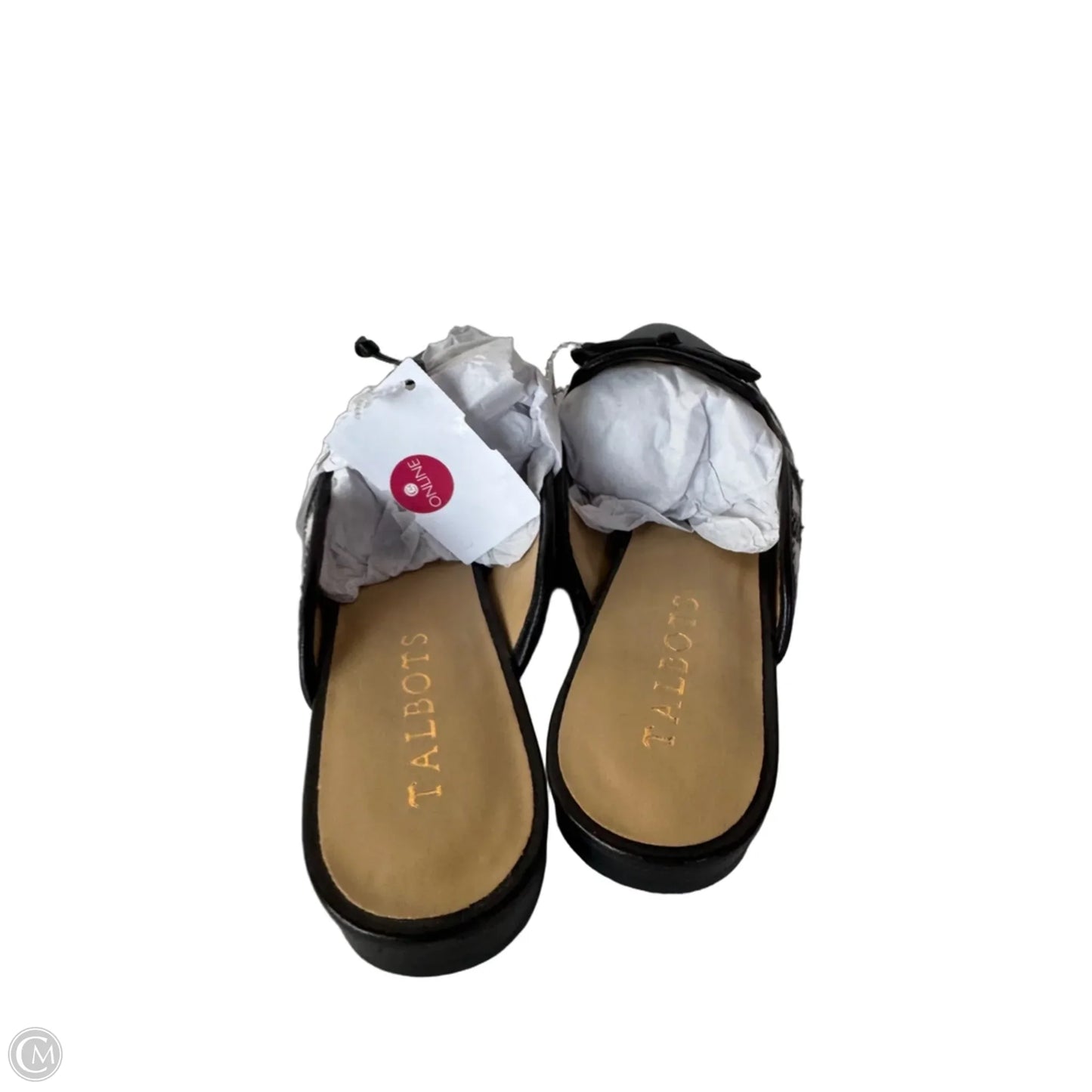 Shoes Flats By Talbots In Black & White, Size: 5