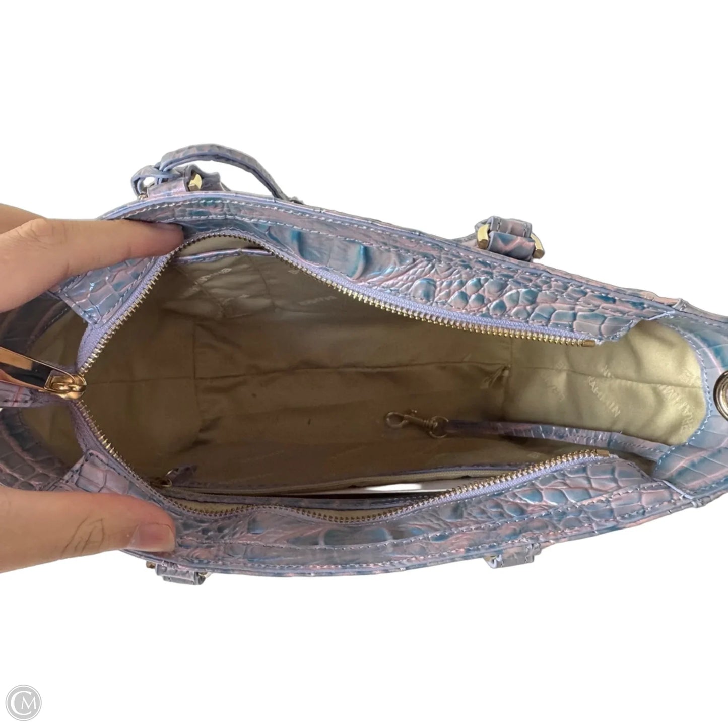 Handbag Designer By Brahmin, Size: Small