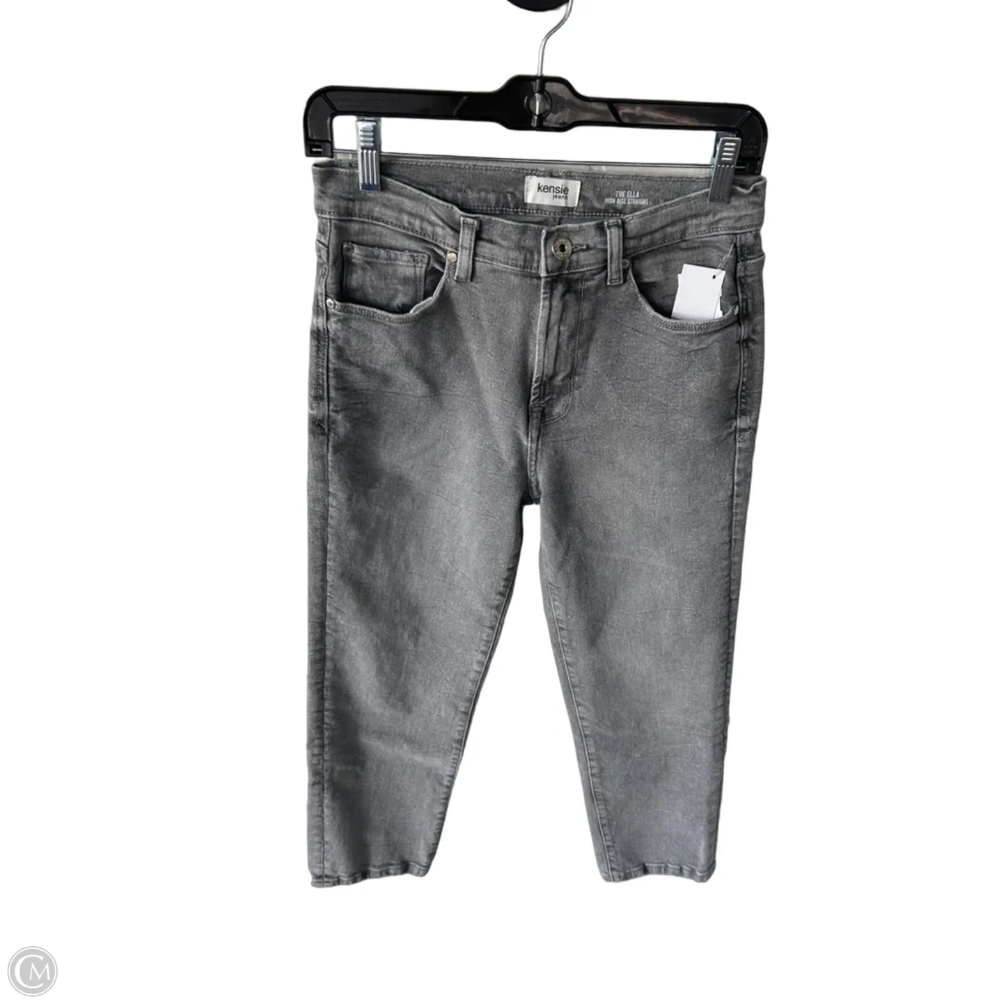 Jeans Straight By Kensie In Grey Denim, Size: 6