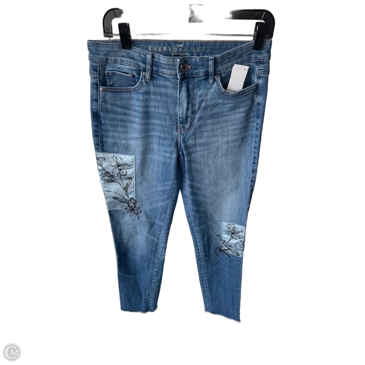 Jeans Boyfriend By Chicos In Blue Denim, Size: 4