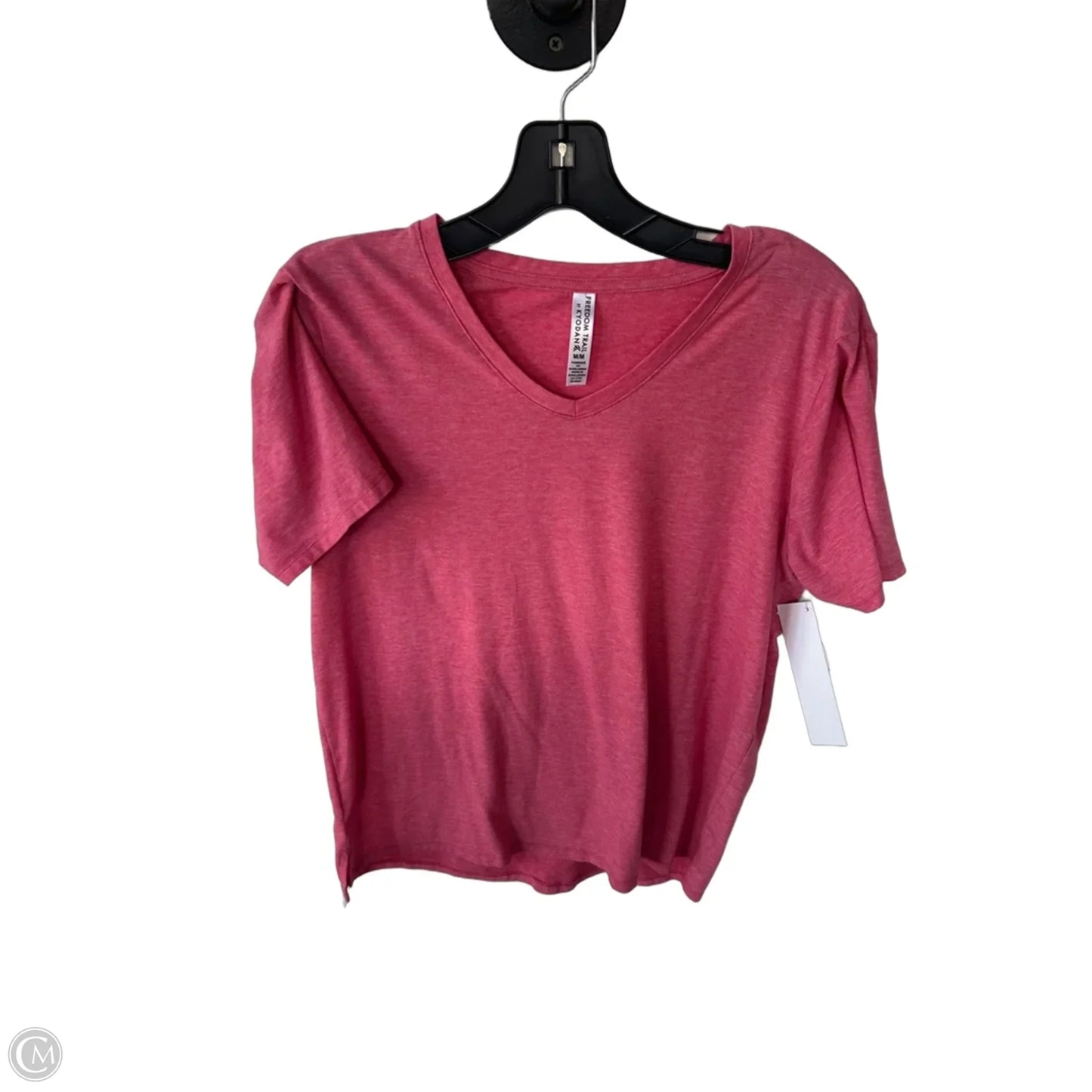 Top Short Sleeve Basic By Kyodan In Pink, Size: M