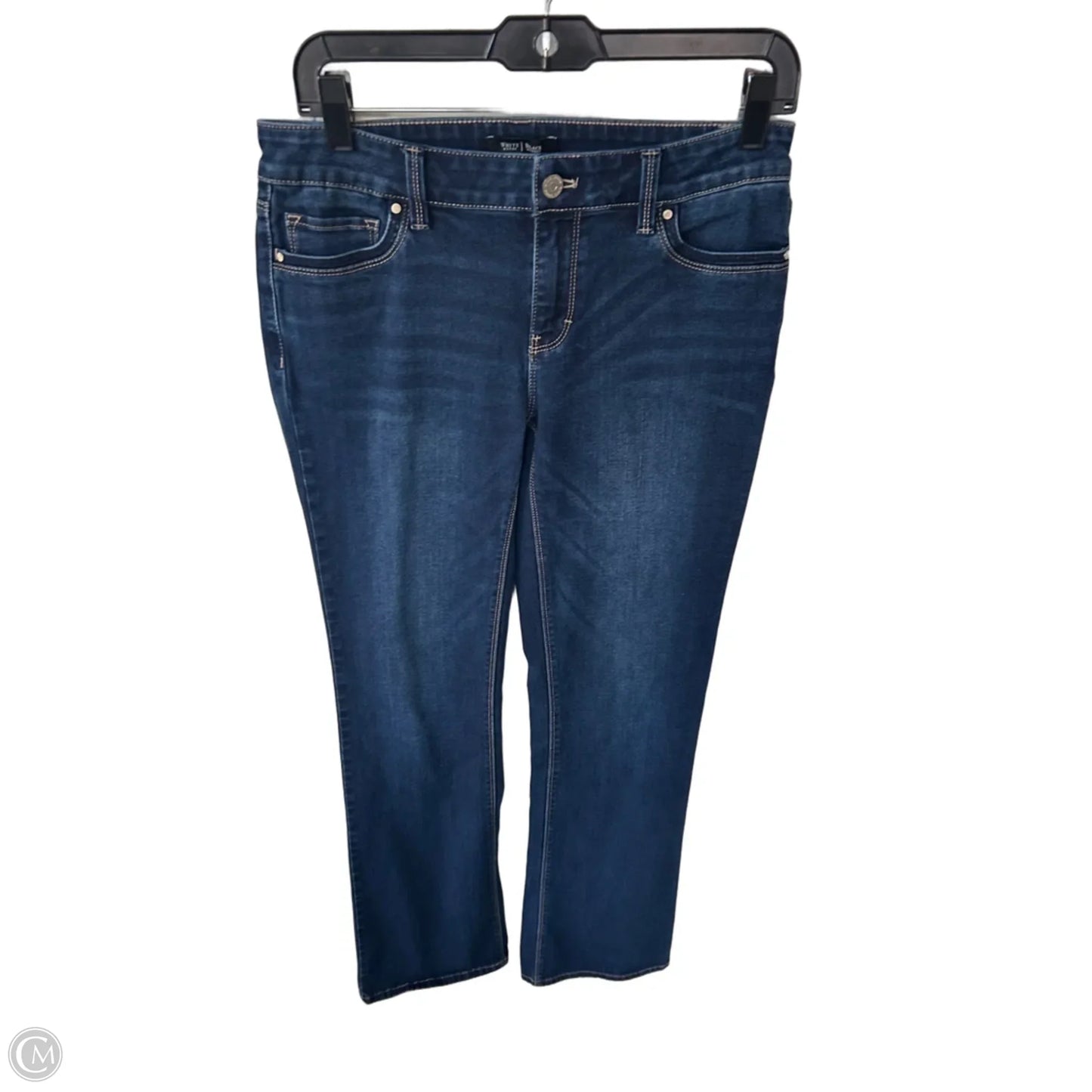 Jeans Boot Cut By White House Black Market In Blue Denim, Size: 6