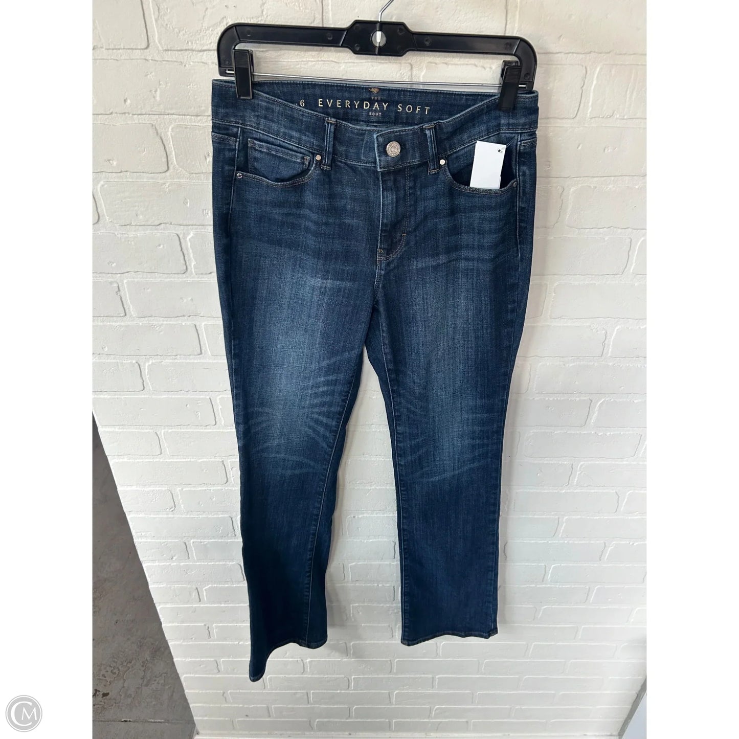 Jeans Boot Cut By White House Black Market In Blue Denim, Size: 6