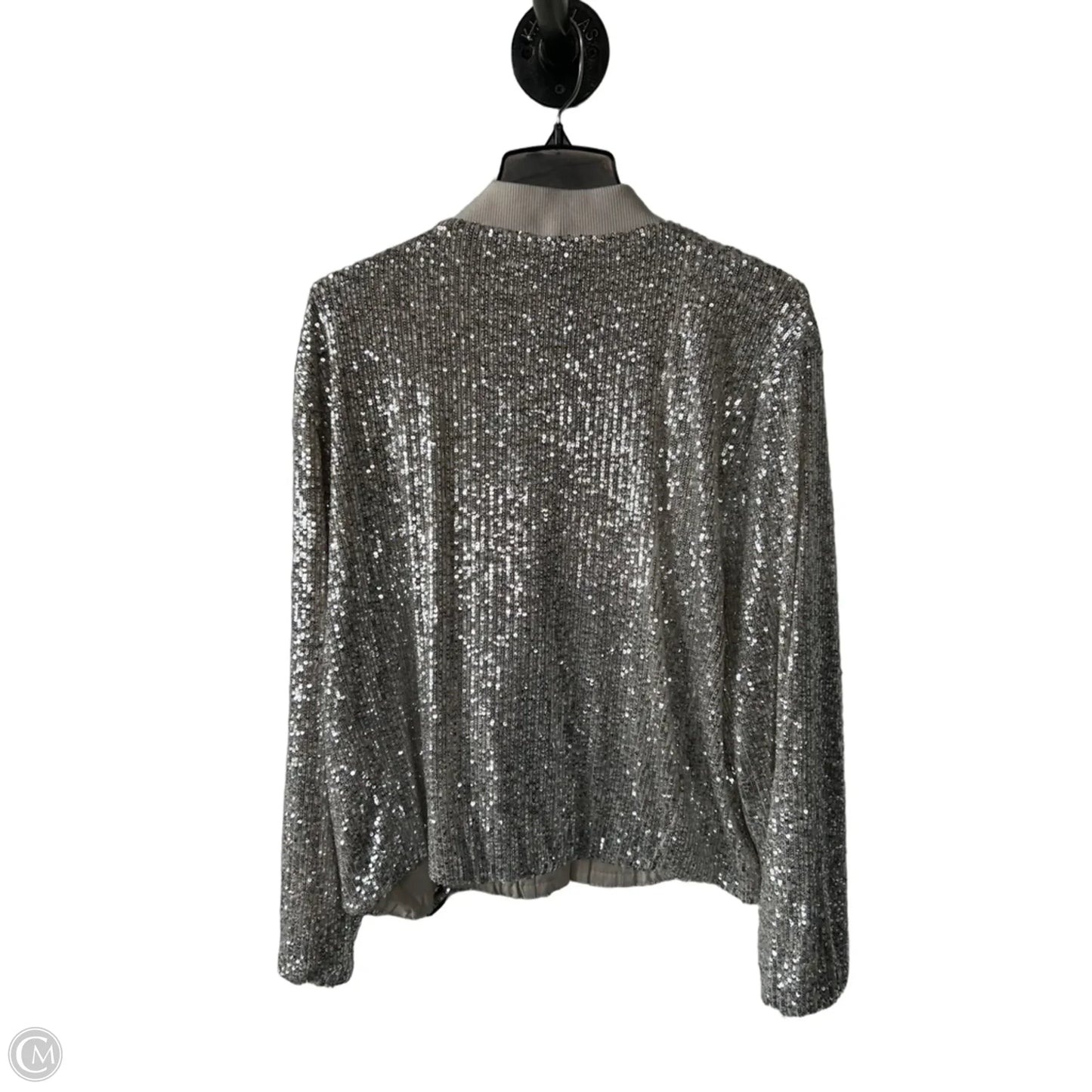 Jacket Other By Loft In Cream & Silver, Size: Xxl