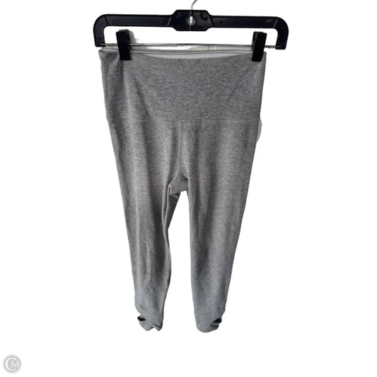 Athletic Leggings By Beyond Yoga In Grey, Size: M