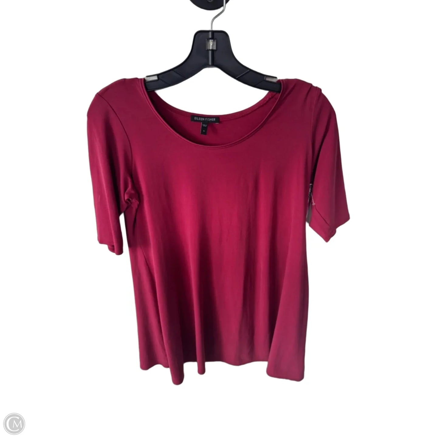 Tunic Short Sleeve By Eileen Fisher In Red, Size: S