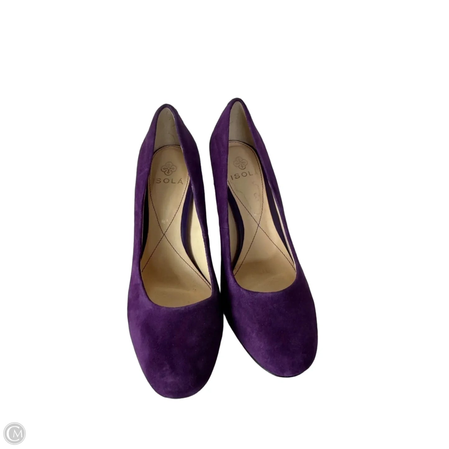 Shoes Heels Block By Isola In Purple, Size: 6.5