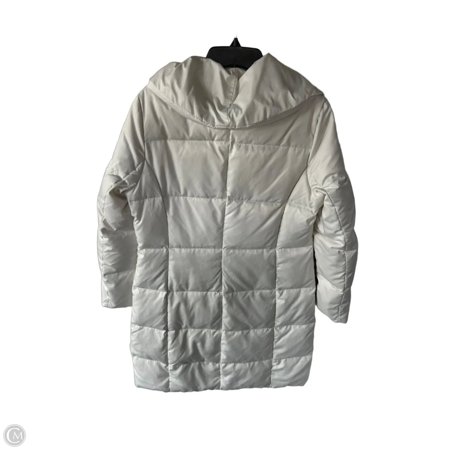 Coat Puffer & Quilted By Kenneth Cole Reaction In Cream, Size: M
