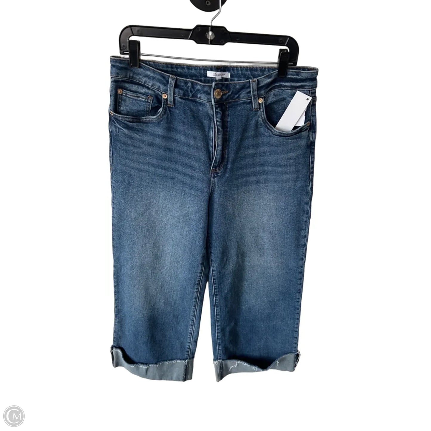 Jeans Wide Leg By Sts Blue In Blue Denim, Size: 10