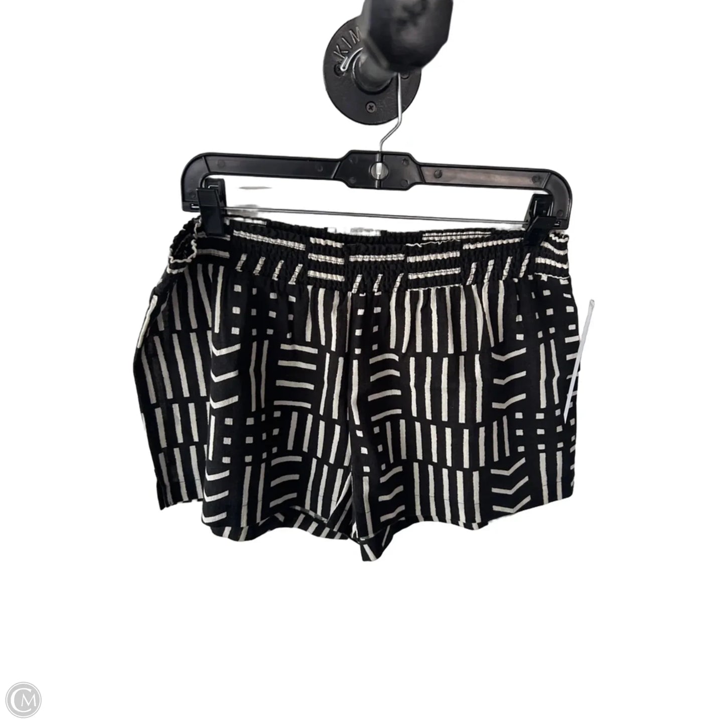 Shorts By Madewell In Black & Cream, Size: L