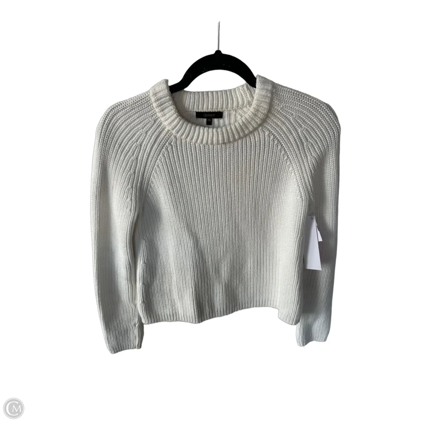 Sweater By Quince In White, Size: Xs