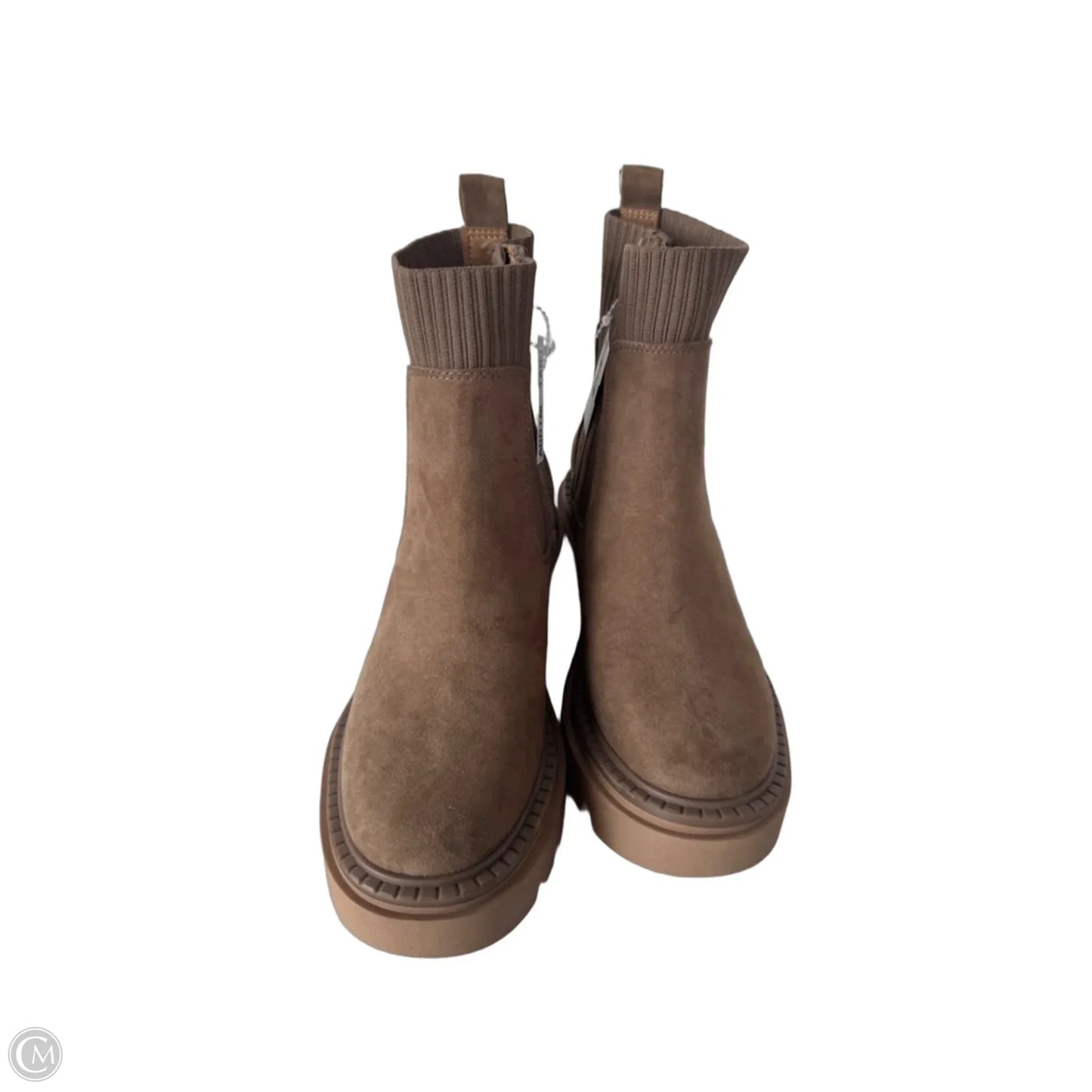 Boots Ankle Heels By Universal Thread In Brown, Size: 7