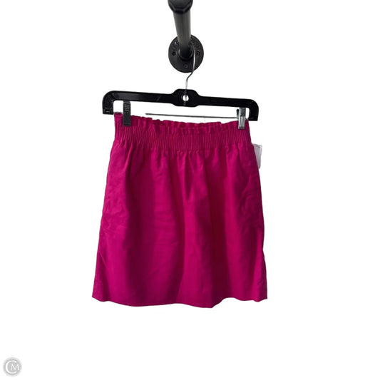 Skirt Mini & Short By J. Crew In Pink, Size: Xxs